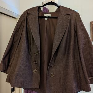 Brown Blazer- Dressbarn